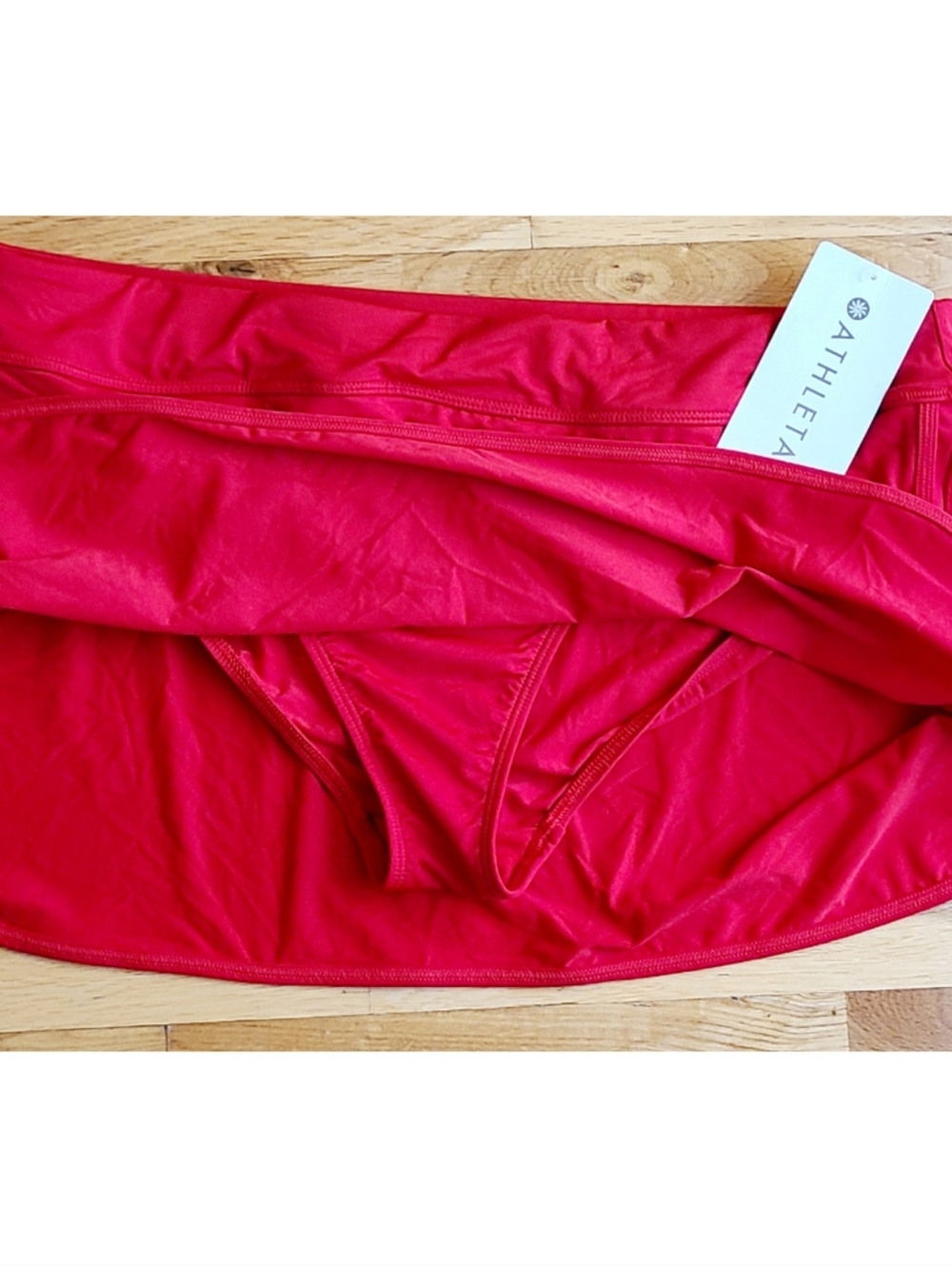 Athleta Red Swim Skort - Picture 3 of 8